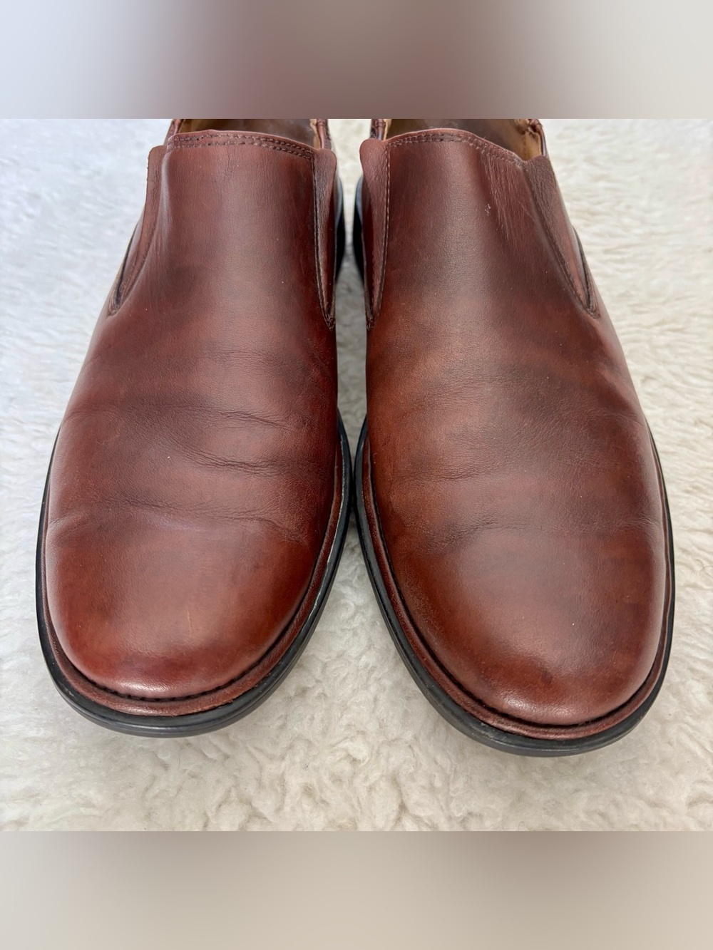 Bostonian Signia Men's Brown Leather Slip-On Dress/Casual Shoes size 10.5 M - Picture 7 of 13